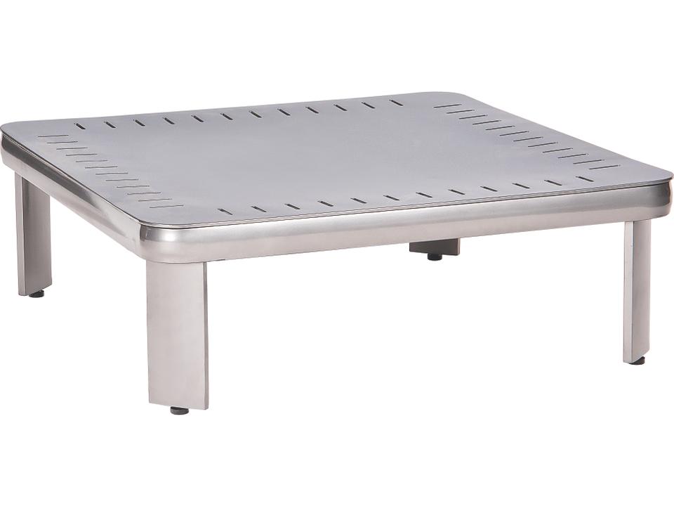 Metropolis Square Coffee Table Modern Aluminum