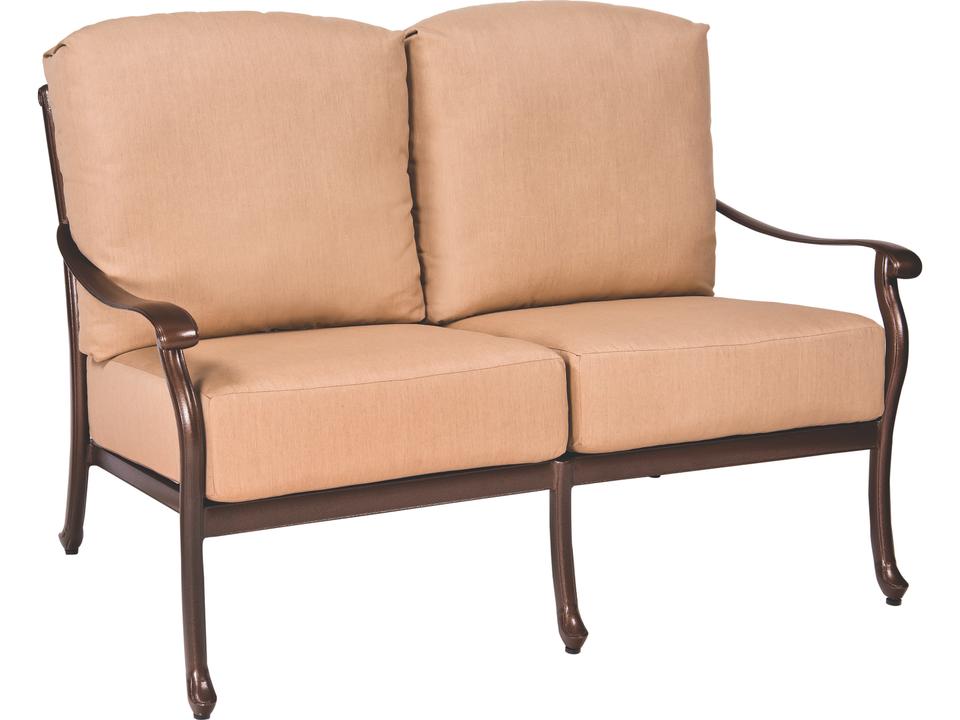 Casa Cast Aluminum Patio Loveseat