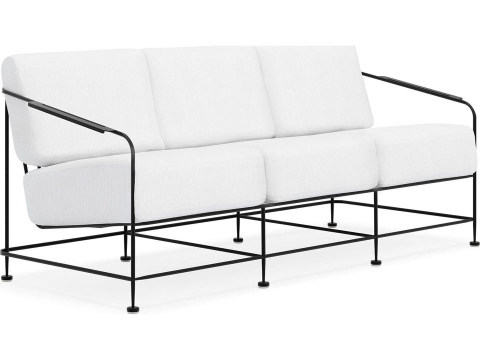 Reed Wrought Iron Cushion Sofa