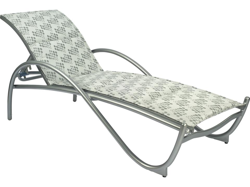 Tribeca Padded Sling Adjustable Chaise Lounge Stackable