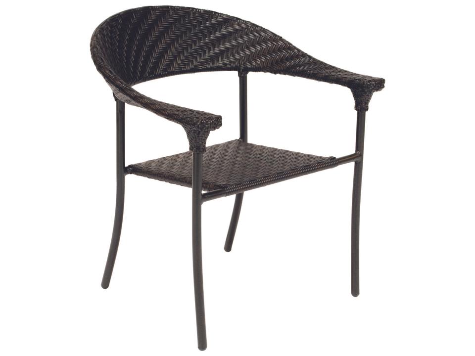Barlow Wicker Outdoor Dining Arm Chair Cushioned