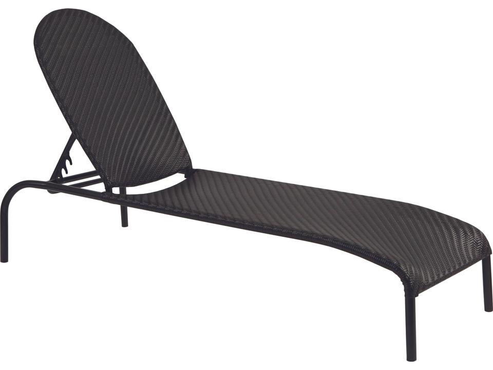 Barlow Wicker Stackable Adjustable Outdoor Chaise Lounge