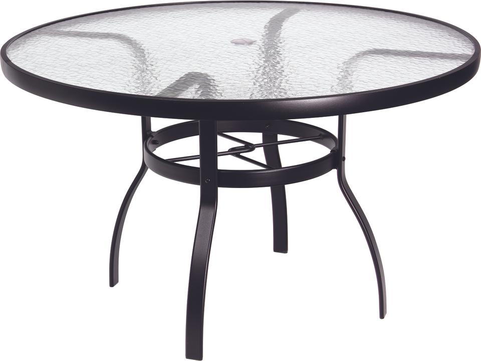 40 glass top patio umbrella table Garden Elements Outdoor Furniture, Round Dining Table, Steel Base and Rim with Water-Wave Top, Brown, 40" : Patio, Lawn & Garden The table doesnt come with chairs Winston Porter Omraj Round Glass