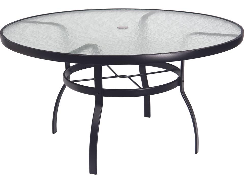 47 glass for patio table with umbrella SogesHome Inch Rectangle Tempered Dining Coffee Table Dining Bistro Table, Outdoor Garden Balcony Backyard Poolside Lawn, Hole, Brown : Home & Kitchen adding a touch of elegance to your outdoor decor. 48-inch Round Glass-Top Outdoor Patio