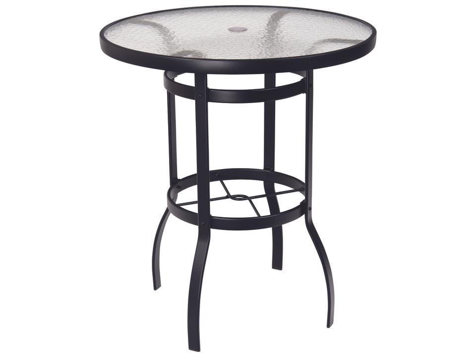54 inch patio table glass top with umbrella hole Flash Furniture Tory Commercial Grade Tempered with and Steel Tube Frame, Clear Top/Black Frame Woodard The beauty and character of hand Woodard Deluxe 61 Inch Round