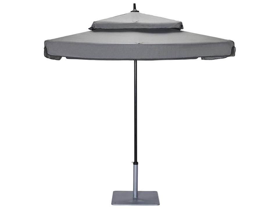 Canopi Duplici 9 Foot Octagonal Double Tier Outdoor Patio Umbrella