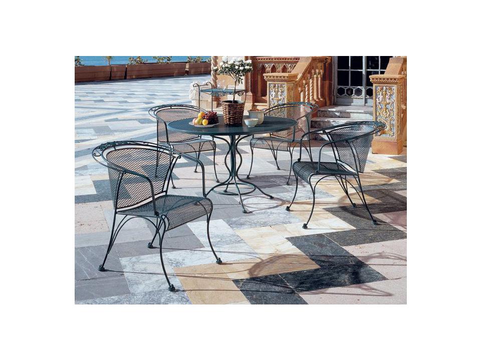 Briarwood Wrought Iron Outdoor Patio Dining Set