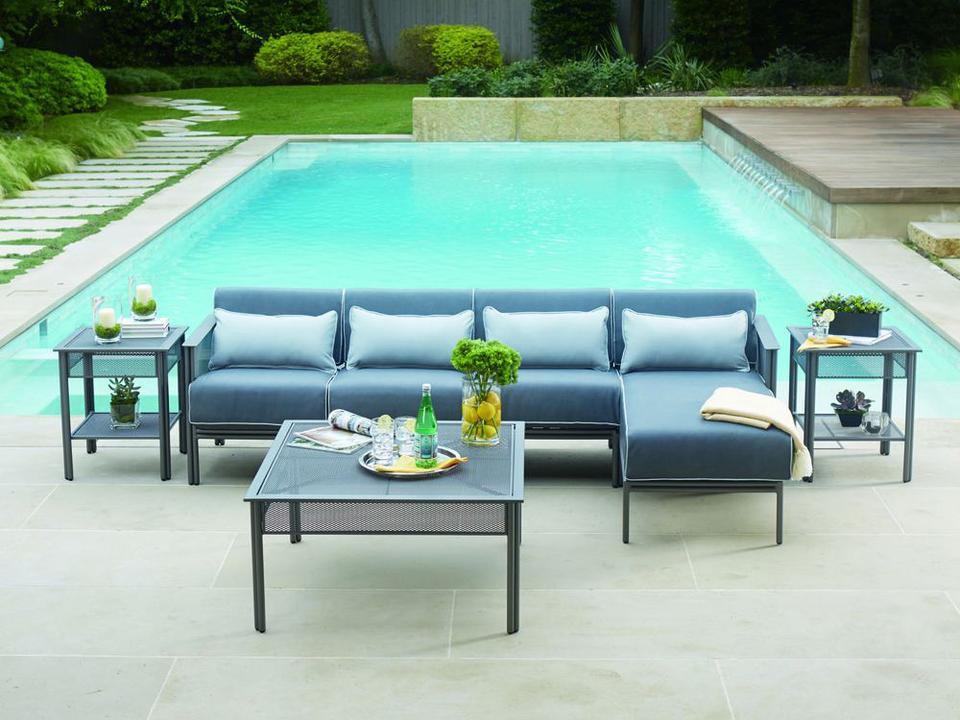 Jax Wrought Iron Patio Lounge Set