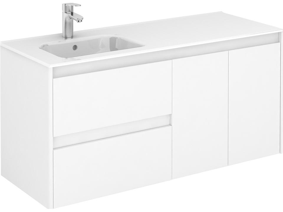 Ambra Wall Mounted Vanity Modern Bathroom centerpiece