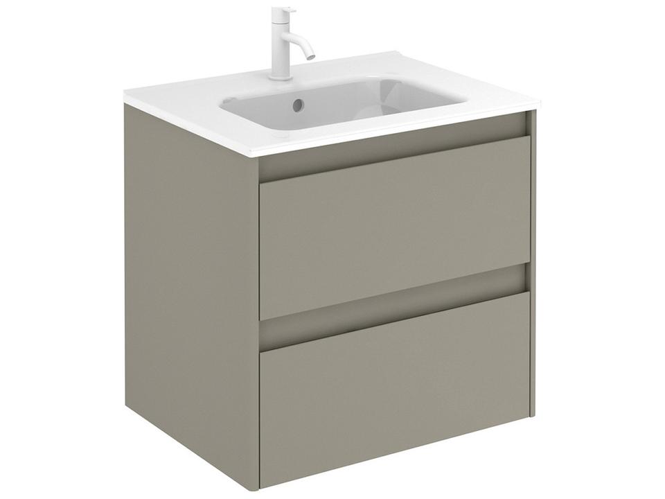 Ambra 24-Inch Wall Mounted Vanity with Integrated Sink