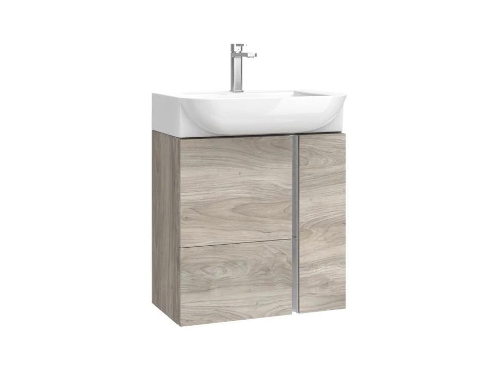 Camilia Wall Mounted Bathroom Vanity in Grey Pine
