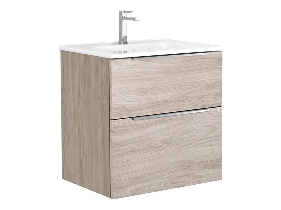 Dalia Wall Mounted Single Bathroom Vanity in Grey Pine