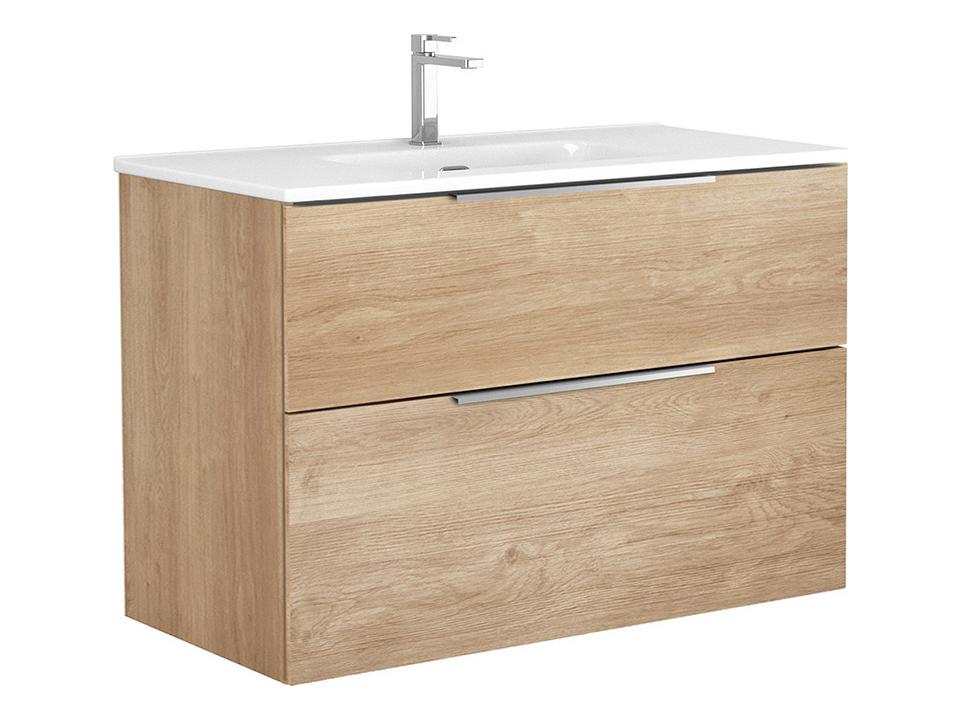 Dalia Wall Mounted Vanity 36 Inch Single Sink Natural Oak