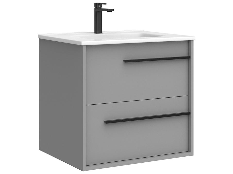 Lotus Wall Mounted Vanity 24 Inch Mist Matte