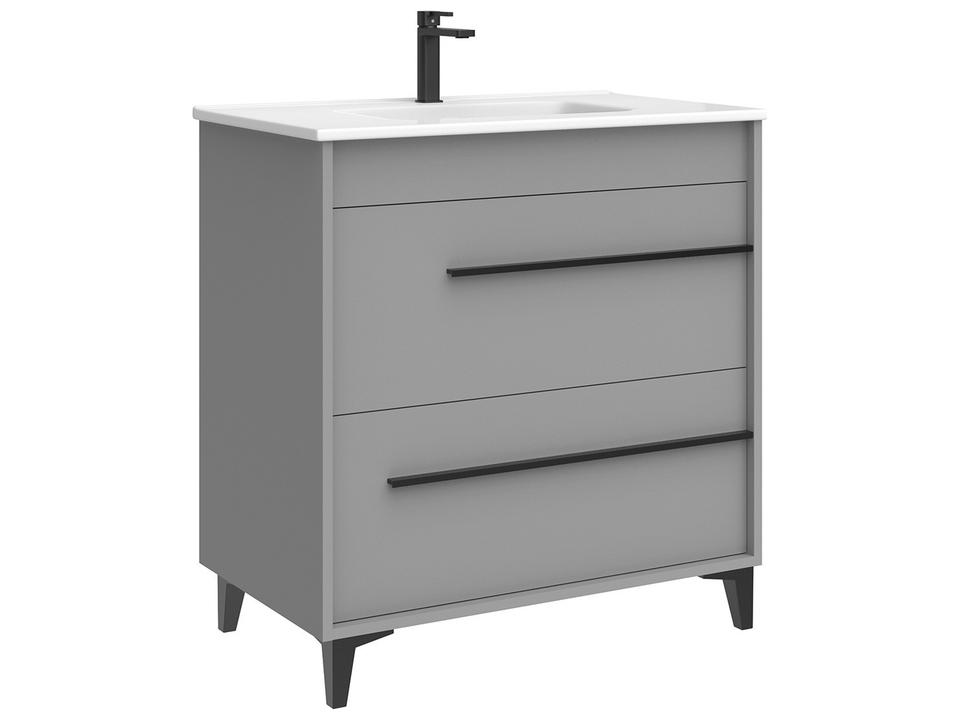 Lotus Freestanding Vanity 32 Inch Mist Matte