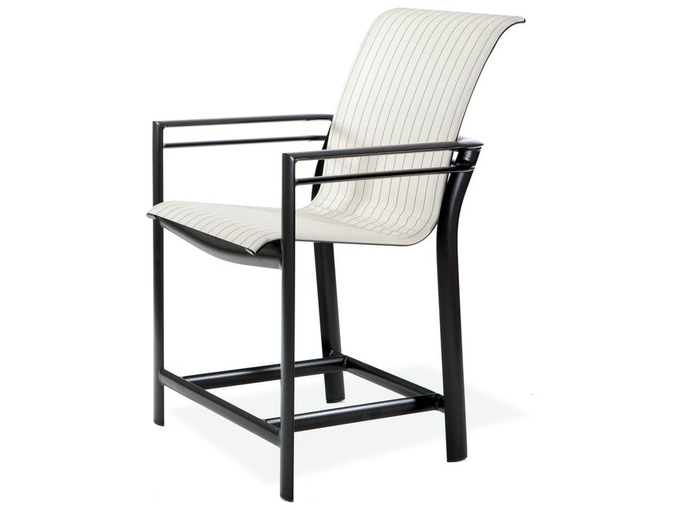 Southern Cay Sling Aluminum Arm Counter Stool