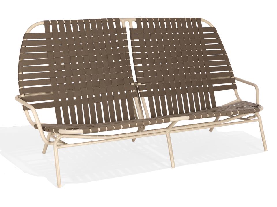 Oceans Aluminum Loveseat