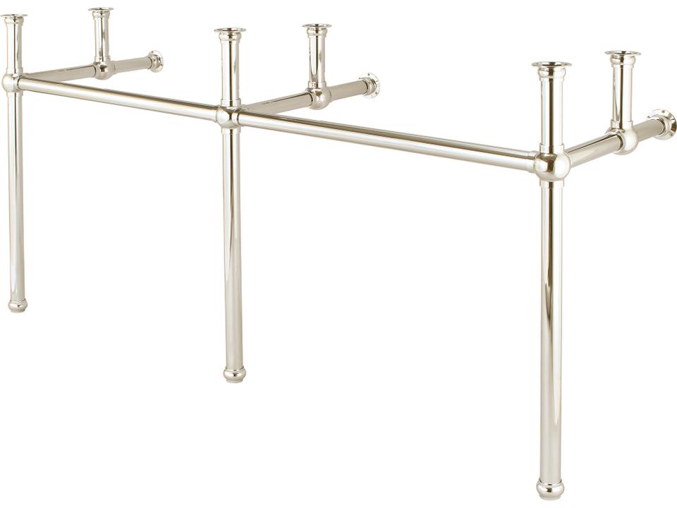 Embassy Double Wash Stand Only in Polished Nickel Finish