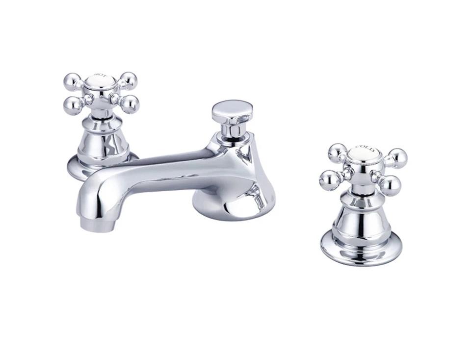 Nerida Widespread Lavatory Faucet Chrome Finish Cross Handles
