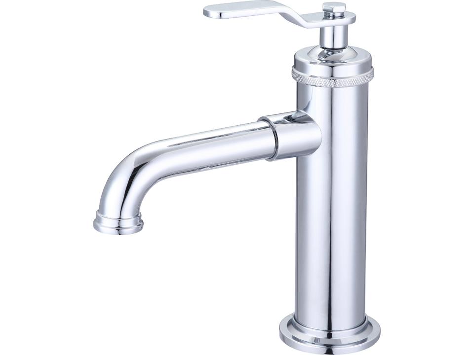 Modern Streamlined Cylindrical Single Faucet F7-0001 Chrome Finish