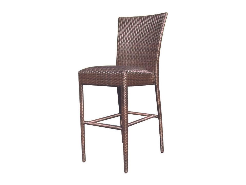 Whitecraft All Weather Wicker Padded Seat Outdoor Bar Stool