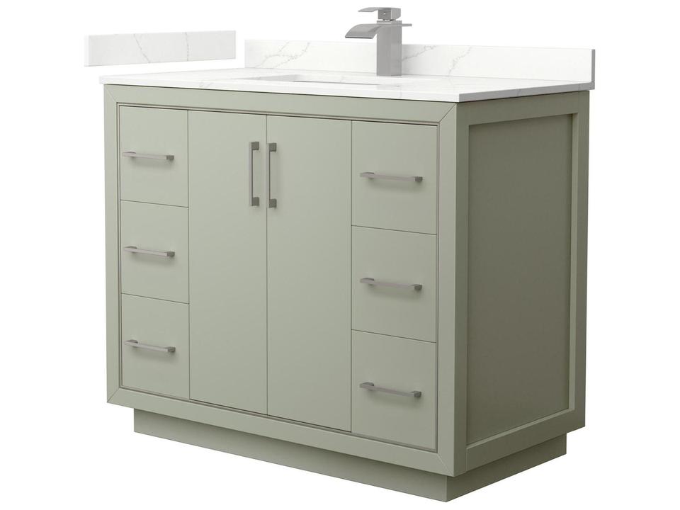Icon Freestanding Bathroom Vanity in Plywood and Wood Veneer