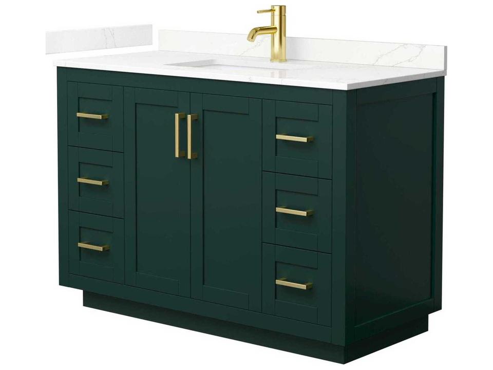 Miranda 48 Inch Single Bathroom Vanity in Plywood and Veneer