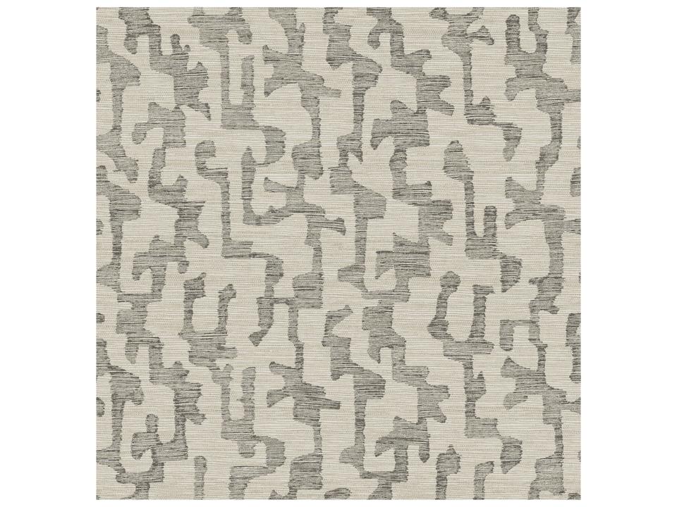 Drew & Jonathan Home Fifth Edition Black Faux Grasscloth Wallpaper