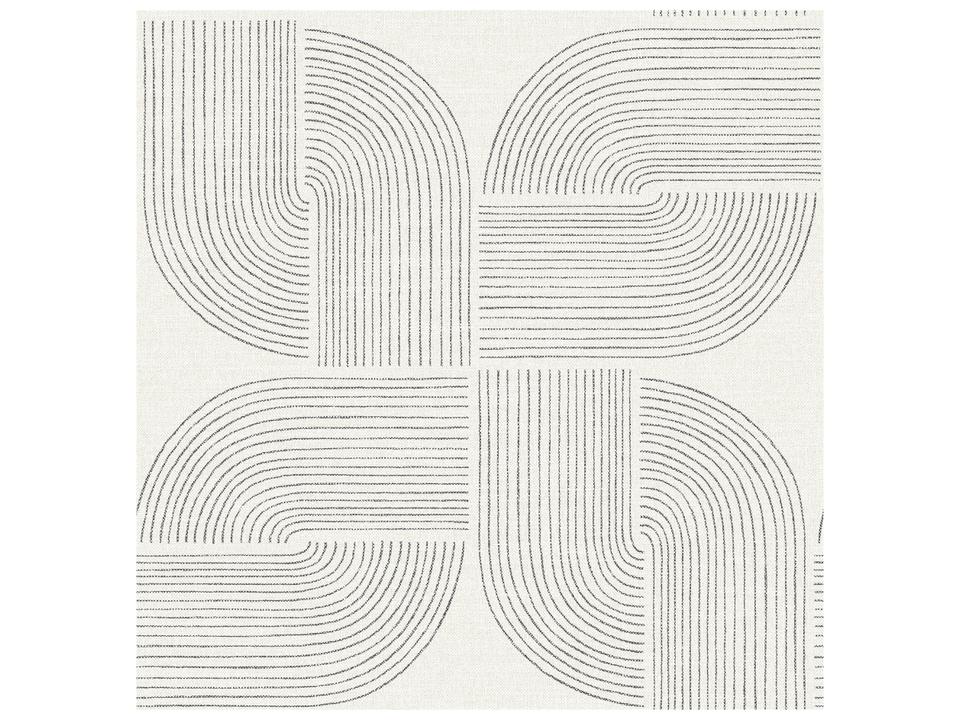 Drew & Jonathan Home Fifth Edition Black Spiral Arches Wallpaper