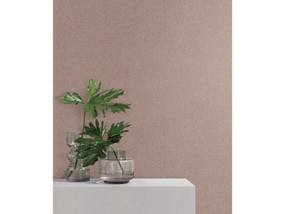 Natural Digest Red Brown Give Take Wallpaper