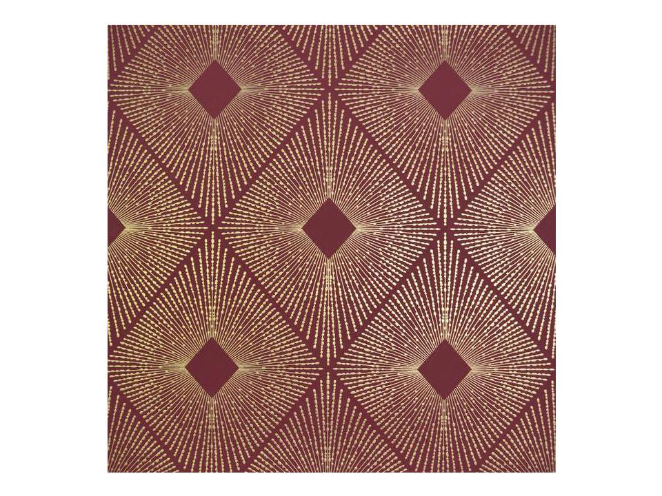 Antonina Vella Modern Metals Red Gold Harlowe Wallpaper
