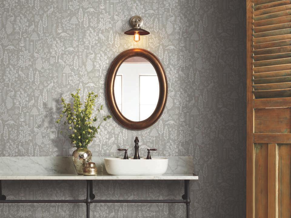 Rifle Paper Co. Second Edition Black Menagerie Toile Wallpaper