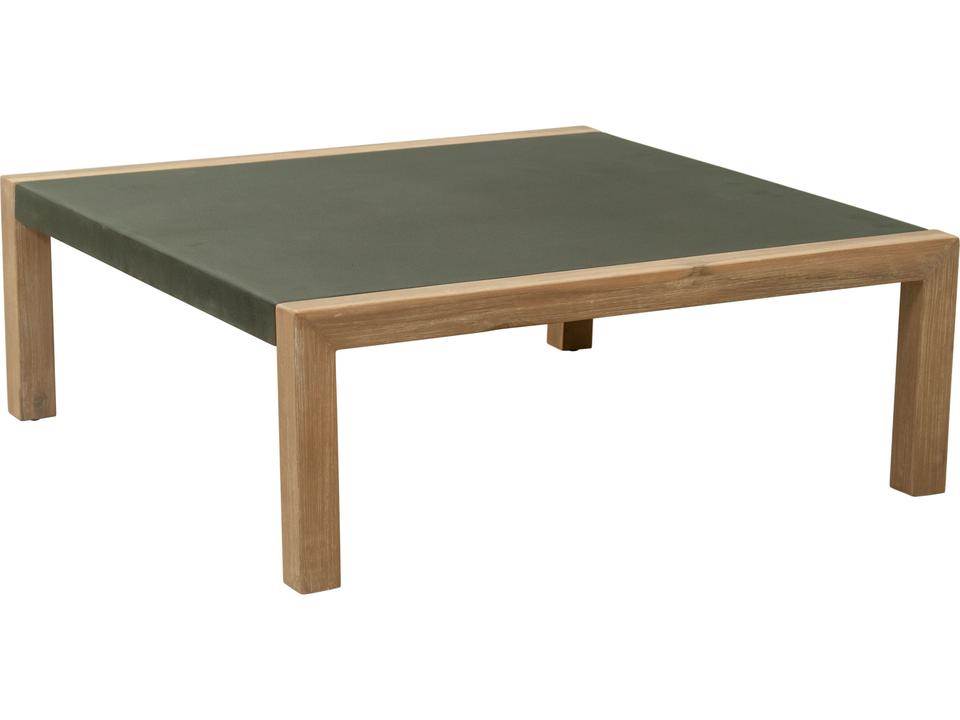 Teras Gray Wood Square Coffee Table