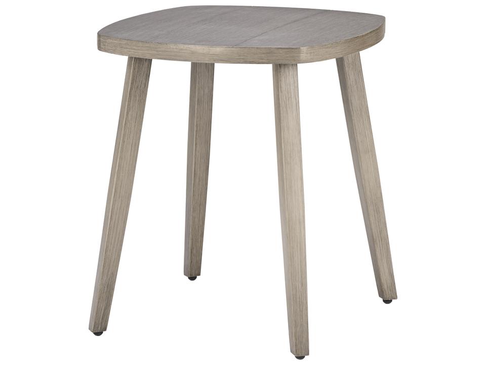 Brown Wood Square End Table