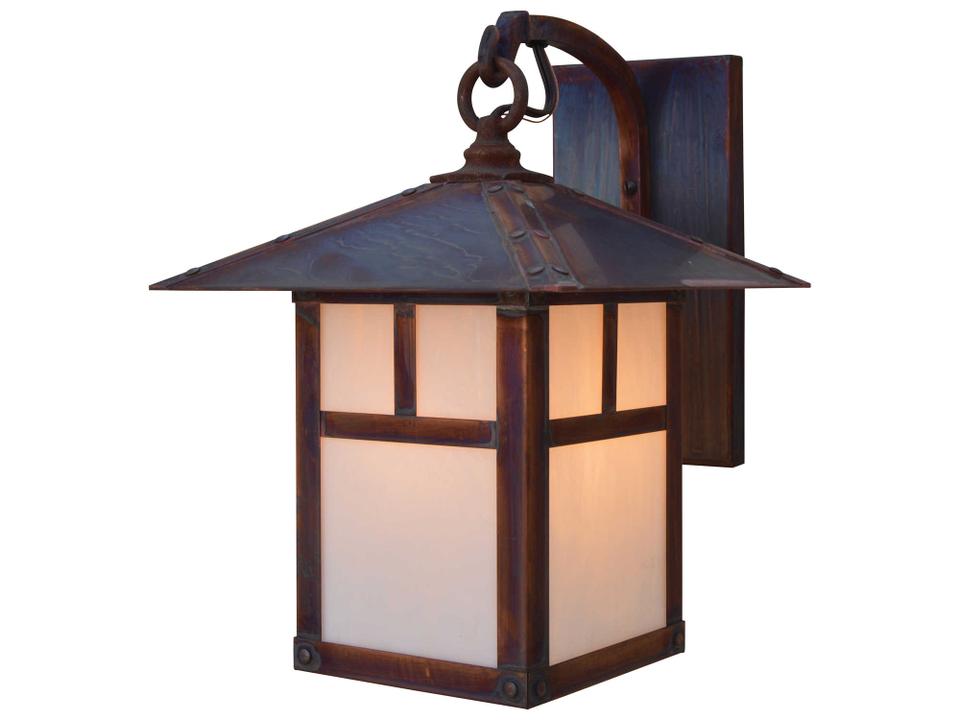 Evergreen 1-Light Arts and Crafts Outdoor Wall Sconce