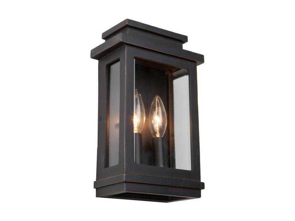 Fremont 2-Light Outdoor Wall Sconce in Oil Rubbed Bronze