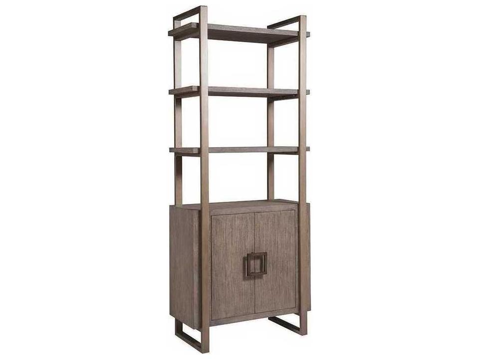 Home Cohesion Program Vertex Bookcase in Grigio Finish