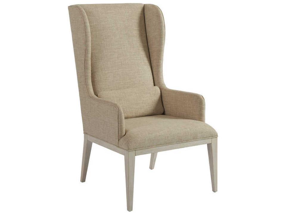 Newport Seacliff Upholstered Host Wing Dining Armchair Sailcloth Finish