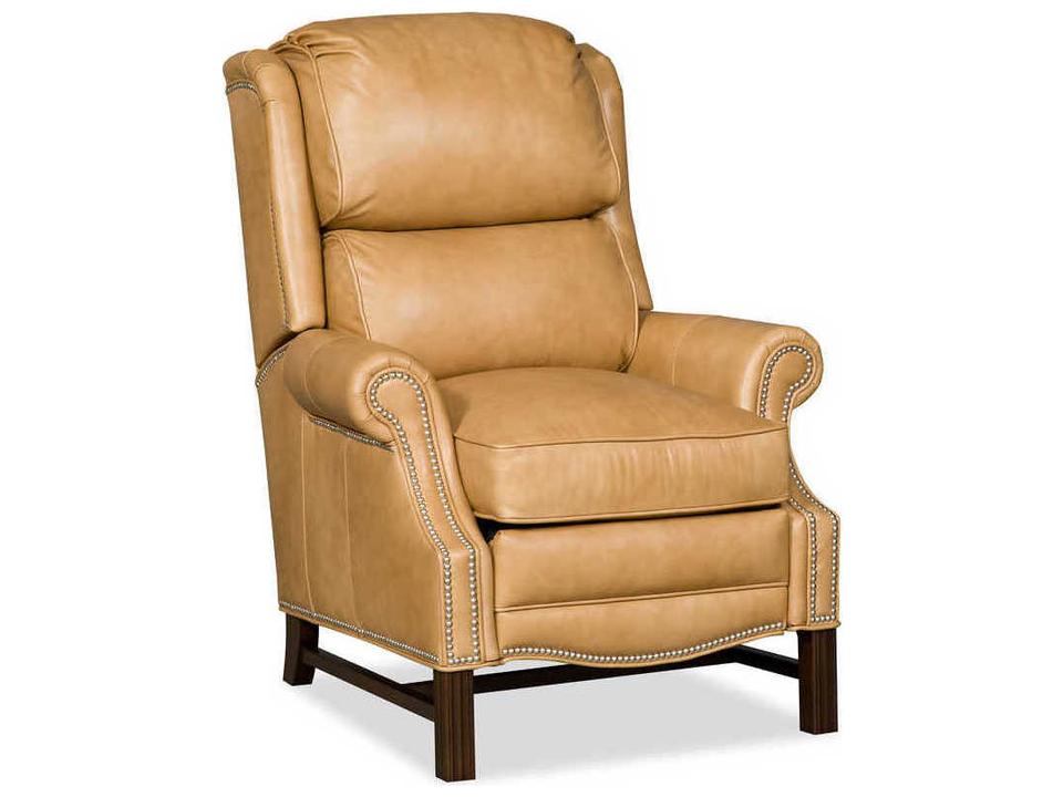 Alta Taupe Beige Leather Recliner