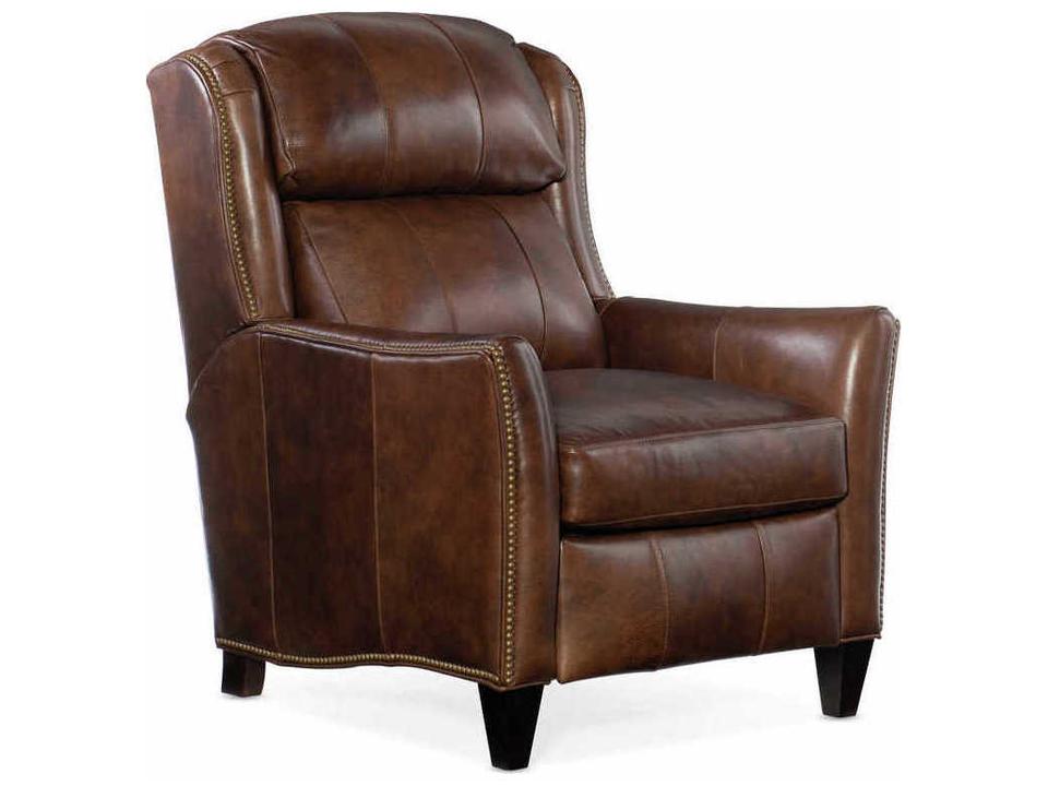 Lancaster Cognac Brown Leather Recliner