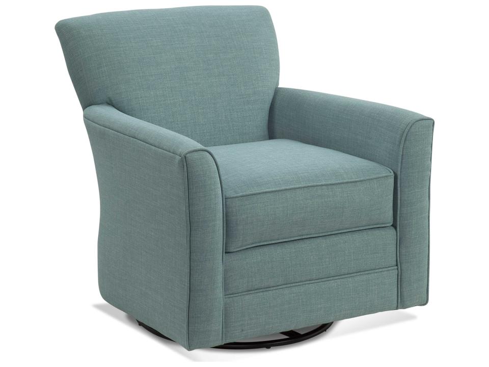 Buckley Fabric Swivel Glider Accent Chair