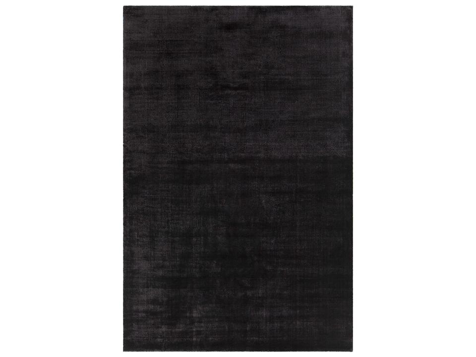 Alida Art Silk Hand-Woven Charcoal Area Rug