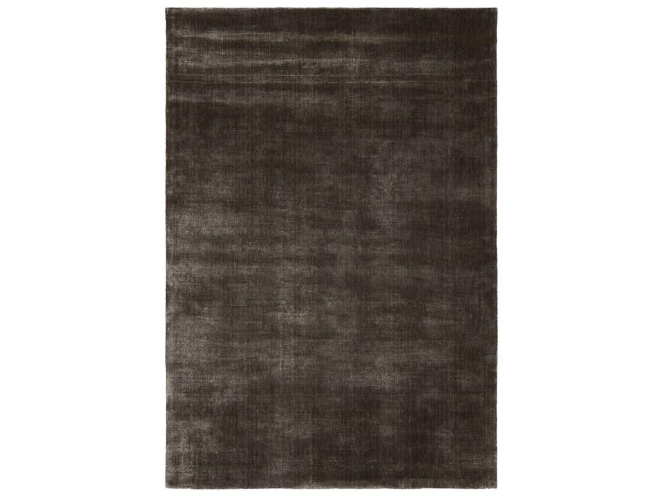 Alida Hand Woven Art Silk Area Rug in Taupe