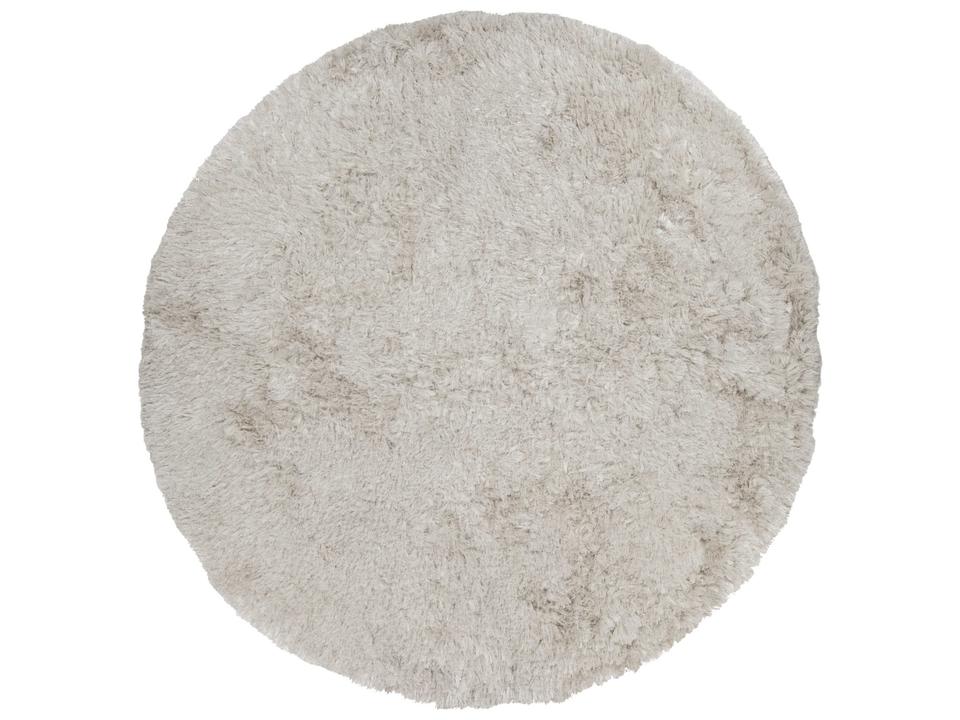 Celecot 7-Foot 9-Inch Round Hand-Woven Shag Area Rug in Off White