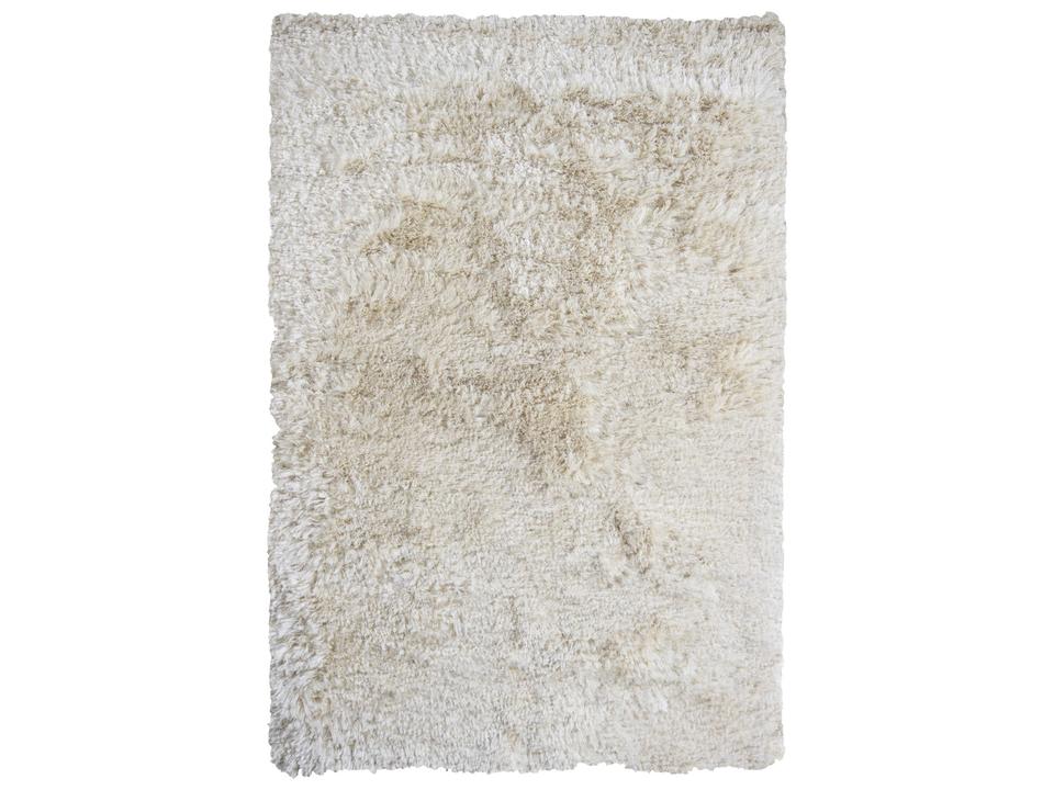 Celecot 7 ft 9 in Round Off White Shag Area Rug