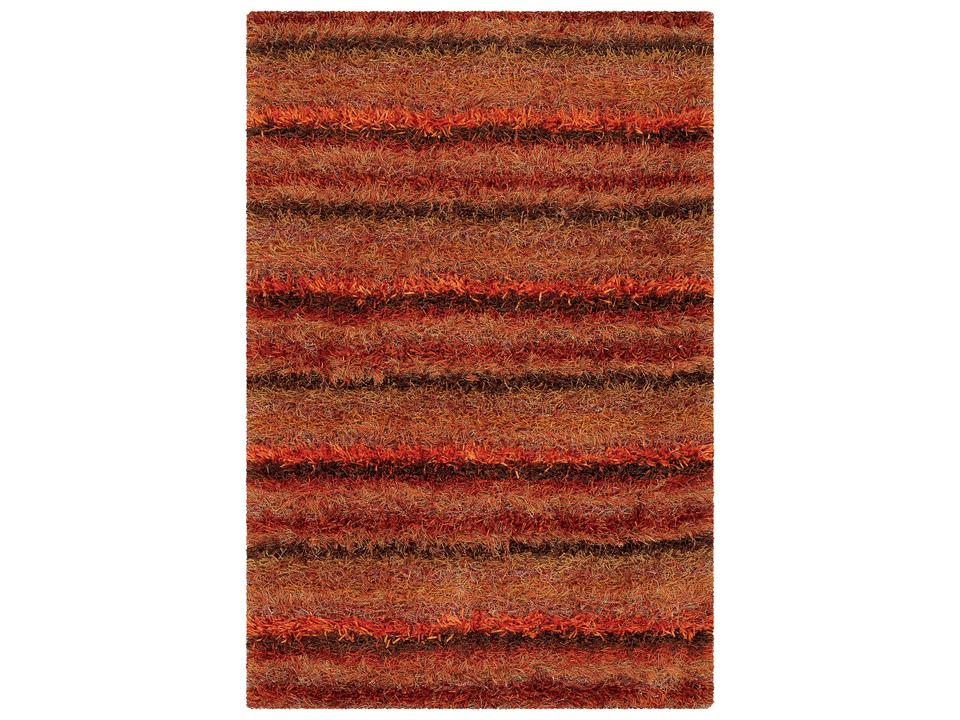 Kubu Hand-Woven Polyester Shag Area Rug in Multi-Color