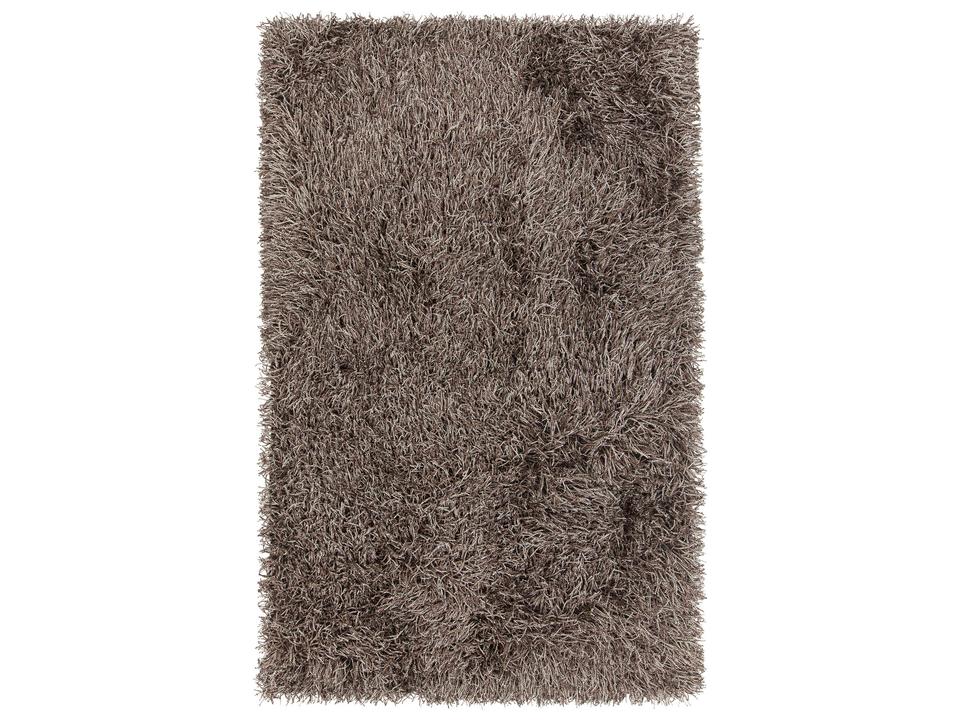 Tyra Hand Woven Polyester Area Rug in Brown Black and Beige