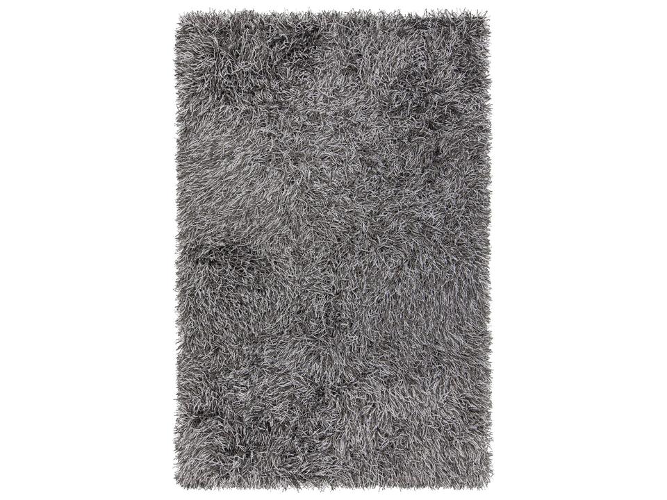Tyra Grey Shag Hand Woven Area Rug