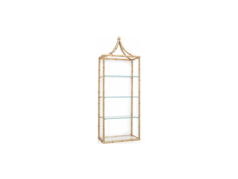 Pagoda Gold 15 x 41.25 Wall Shelf