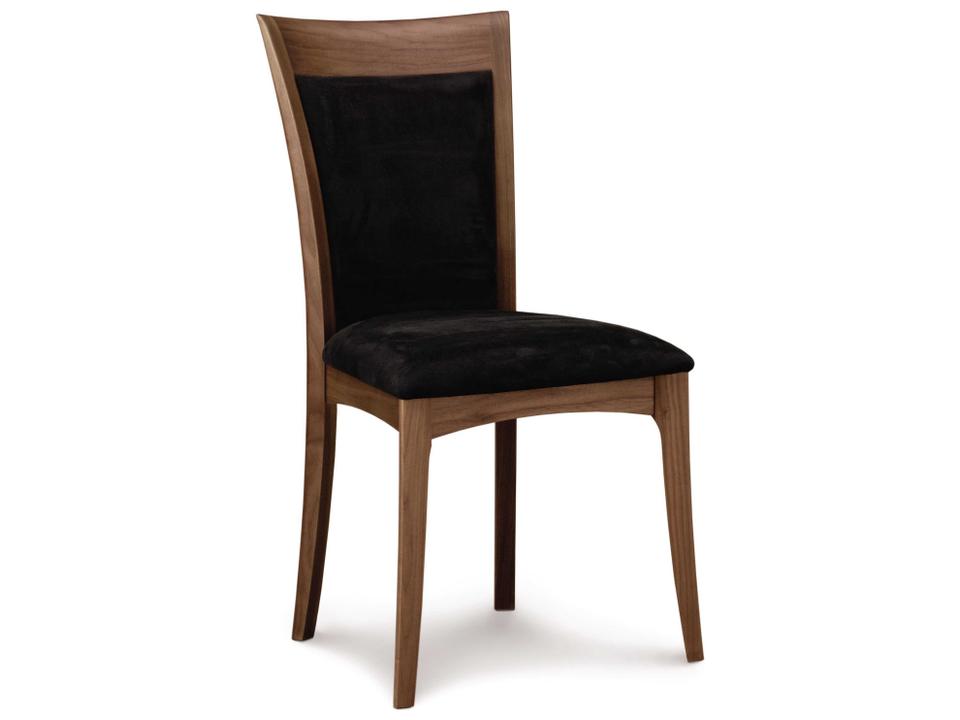 Morgan Upholstered Dining Side Chair in Solid Hardwood and Fabric